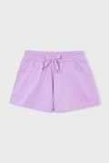 Mayoral szorty dziecięce kolor fioletowy gładkie regulowana talia 607