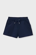 Mayoral szorty dziecięce kolor granatowy gładkie regulowana talia 607