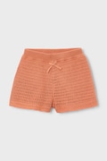 Mayoral pantaloni scurți din bumbac pentru copii culoarea portocaliu, uni, talie reglabila, 3223