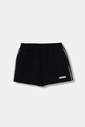 Guess szorty dresowe dziecięce z wiskozą czarne high waist J6GD38 KF972