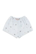 Konges Sløjd szorty dziecięce bawełniane COCO MINI SHORTS GOTS niebieskie regular waist KS105323