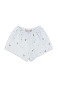 Konges Sløjd szorty dziecięce bawełniane COCO MINI SHORTS GOTS niebieskie regular waist KS105323