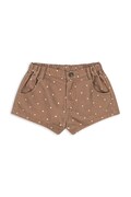 Konges Sløjd σορτς παιδικά βαμβακερά MAGOT SHORTS GOTS καφέ KS105463