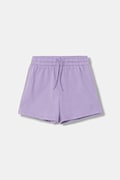 United Colors of Benetton teplákové šortky dětské bavlněné fialové high waist 3BL0G901T