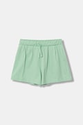 United Colors of Benetton teplákové šortky dětské bavlněné zelené high waist 3BL0C903I