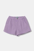 United Colors of Benetton šortky dětské džínové fialové high waist 4PYAC904Y