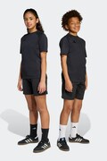 adidas Performance szorty dziecięce kolor czarny gładkie regulowana talia JY5938