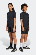 adidas Performance szorty dziecięce kolor czarny gładkie regulowana talia JY5938