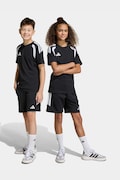 adidas Performance szorty dziecięce kolor czarny z aplikacją regulowana talia JY9684