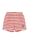 Konges Sløjd szorty kąpielowe dziecięce ASNOU SWIM SHORTS GRS kolor czerwony KS104639