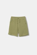 United Colors of Benetton szorty dziecięce bawełniane zielone regular waist 3J68C901G