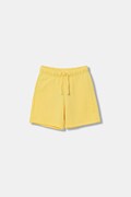 United Colors of Benetton szorty dziecięce bawełniane żółte regular waist 3J70G900P