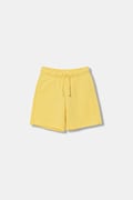 United Colors of Benetton szorty dziecięce bawełniane żółte regular waist 3J70G900P