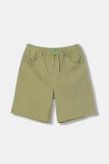 United Colors of Benetton šortky detské zelené high waist 46D6C904E