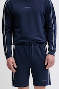 HUGO trenirka kratke hlače moške bombažne z elastanom PALO SHORTS mornarsko modre srednji pas 50556996