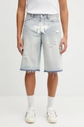A Bathing Ape szorty jeansowe Destroyed Sta męskie kolor niebieski 1L30151304