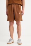 Βαμβακερό σορτσάκι adidas ανδρικό, χρώμα: καφέ, KE5995