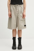C.P. Company pantaloni scurți din bumbac culoarea gri, 20CMBE127A110325G