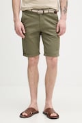 Lindbergh szorty męskie z bawełną zielone regular waist 30.505044B