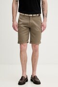 Lindbergh šortky pánske s bavlnou béžové regular waist 30.505044B