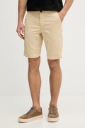 Karl Lagerfeld szorty chino męskie bawełniane z elastanem beżowe regular waist 562802.265320