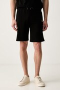 Karl Lagerfeld szorty dresowe męskie bawełniane czarne regular waist 562917.705783