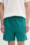 Tommy Jeans szorty dresowe męskie bawełniane turkusowe high waist DM0DM22696