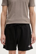 Tommy Jeans szorty dresowe męskie bawełniane czarne regular waist DM0DM23017