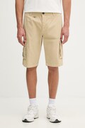 Aeronautica Militare szorty cargo męskie bawełniane Beżowe regular waist