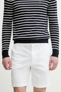 Tommy Hilfiger σορτς chino ανδρικά βαμβακερά με ελαστάν λευκά MW0MW42352