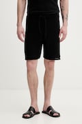 Tommy Hilfiger šortky dámske s bavlnou čierne high waist MW0MW42797