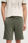 Guess szorty dresowe męskie bawełniane zielone regular waist M6GD12 K3020