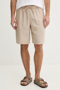 Guess kratke hlače moške z lanom bež srednji pas F6GD01 WN202