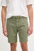 Gant szorty męskie bawełniane z elastanem zielone regular waist 205640