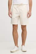 Lacoste pantaloni scurți pentru bărbați, cu bumbac bej regular waist GH1977