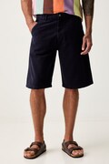 United Colors of Benetton szorty męskie bawełniane granatowe regular waist 4FHKU901H
