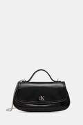 Τσάντα Calvin Klein χρώμα: μαύρο, LV04F3306G
