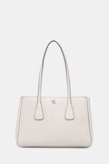 Calvin Klein kabelka typu shopper dámska z imitácie kože biela LV04F3442G