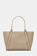 Karl Lagerfeld torebka K/VILLE kolor beżowy B1W30066