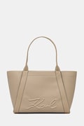 Karl Lagerfeld torebka K/VILLE kolor beżowy B1W30066