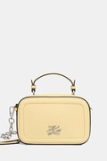 Karl Lagerfeld crossbody kabelka dámská kožená K/AUTOGRAPH žlutá B1W30269