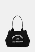 Karl Lagerfeld torebka bawełniana K/RSG kolor czarny B1W50010