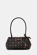 Τσάντα Guess CARRIE χρώμα: καφέ, HWGP98 98080