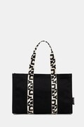 Dkny torebka bawełniana kolor czarny R54AGO39
