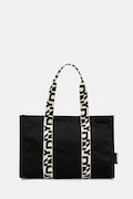 Dkny torebka bawełniana kolor czarny R54AGO39