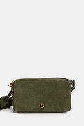 Pinko torebka zamszowa Horizontal kolor zielony 106062 A0F6