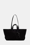 A.P.C. torebka shopper damska zamszowa LE DRUMMER czarna PXCAL.F67057