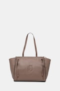 Liu Jo torebka shopper damska z imitacji skóry brązowa AA6080 E1109