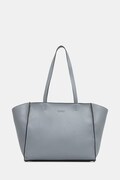 Liu Jo torebka shopper damska z imitacji skóry niebieska AA6080 E1109