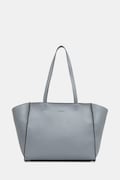 Liu Jo torebka shopper damska z imitacji skóry niebieska AA6080 E1109